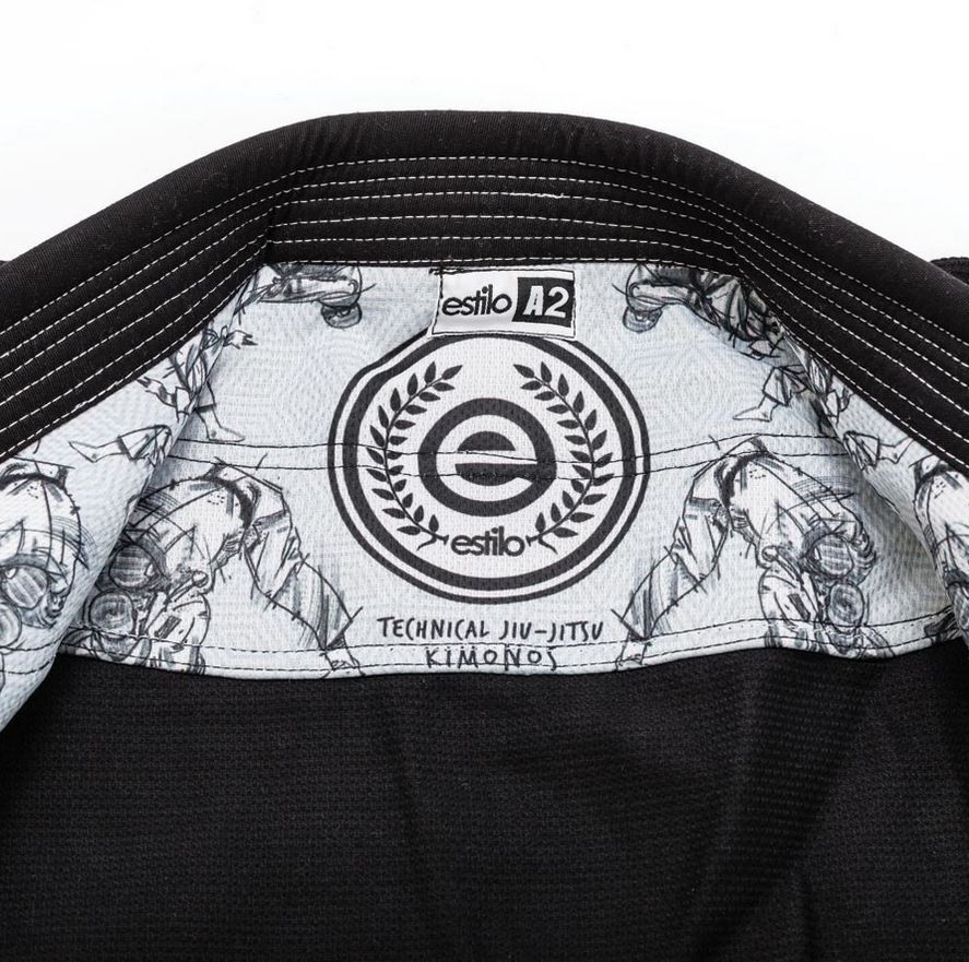 Tatami Estilo 5.0 Black Gi with Inner rashguard art